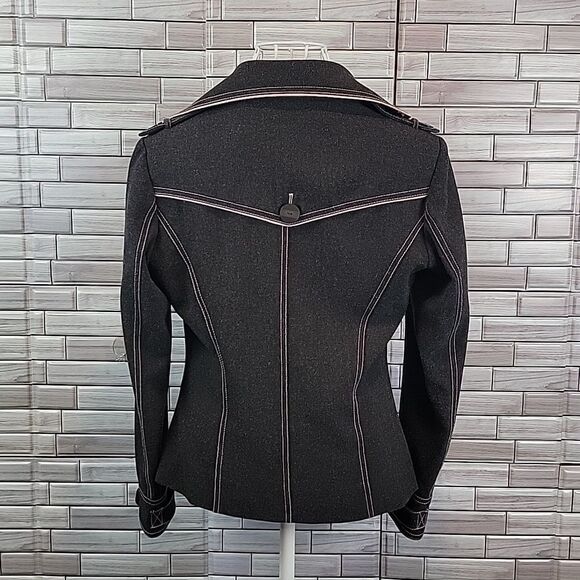 Jendo blazer retro feel with contrast stitching Size 6 - Picture 6 of 12